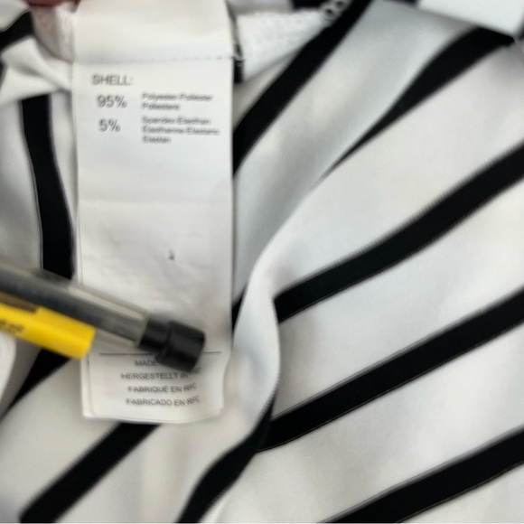 CUPSHE White Black Stripe Scoop Neck Sleeveless Maxi Dress Coverup - Picture 12 of 16